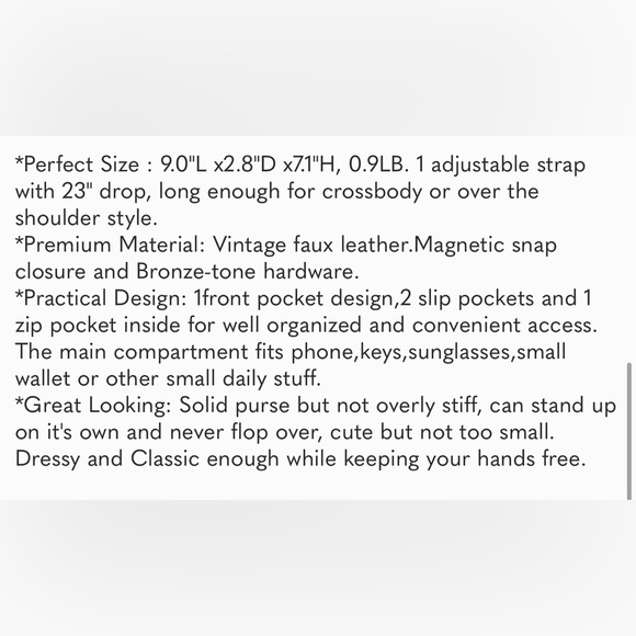 Crossbody Bags for Women,Small Saddle Purse and Boho Cross Body Handbags - Picture 7 of 7